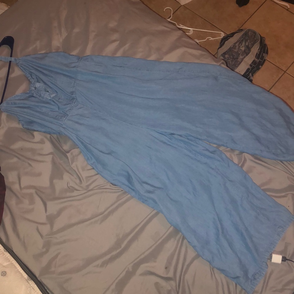 Vintage bell bottom romper